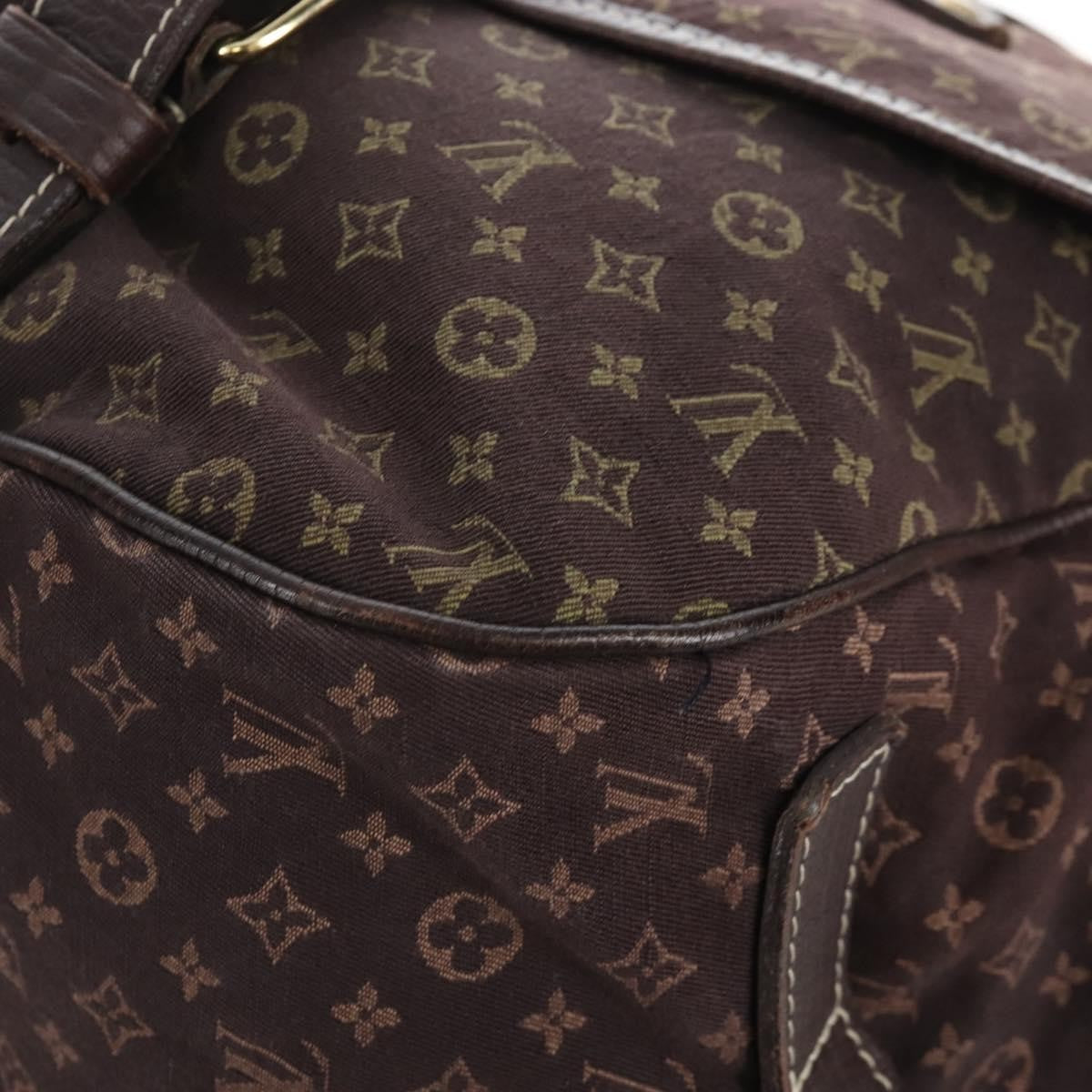 Louis Vuitton Saumur Mini Lin, Brown, Canvas, Shoulder Bag