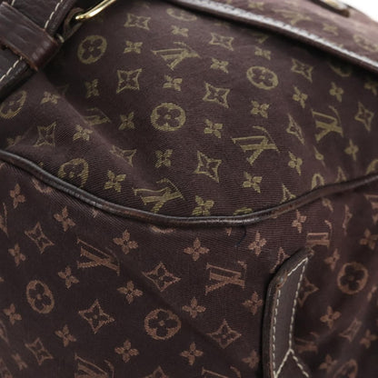 Louis Vuitton Saumur Mini Lin, Brown, Canvas, Shoulder Bag