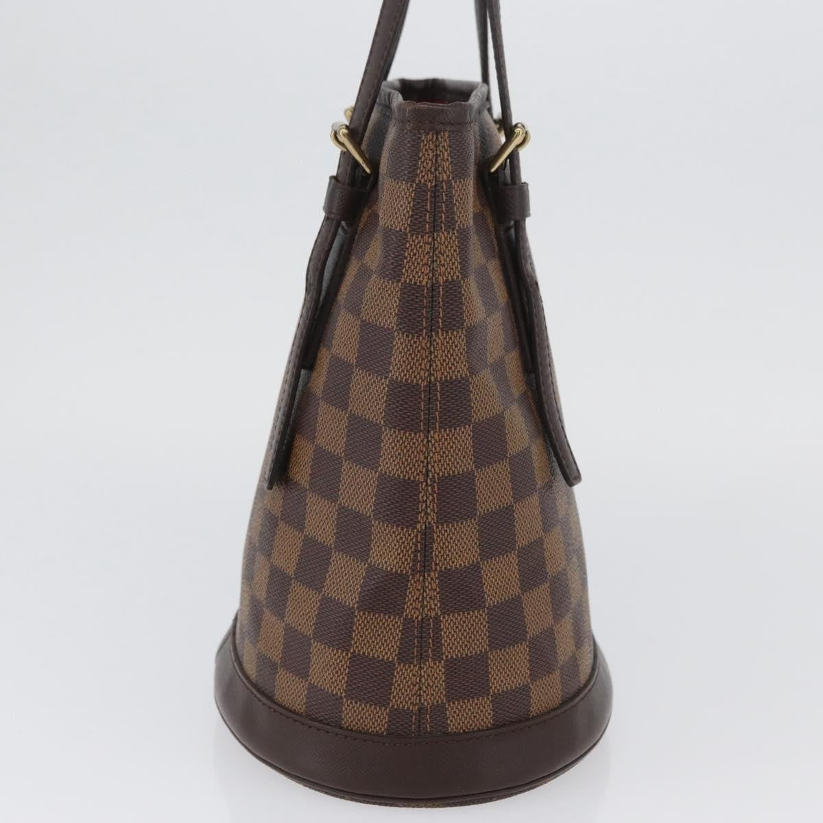 Louis Vuitton Marais Bucket Damier, Brown, Canvas, Handbag