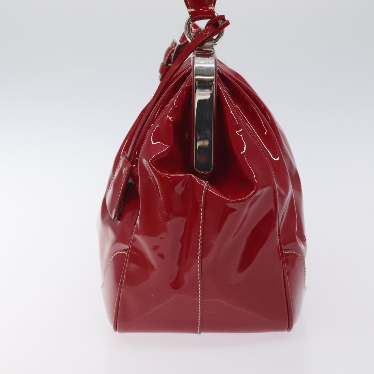 Prada Vintage Patent Leather, Red, Patent Leather, Handbag