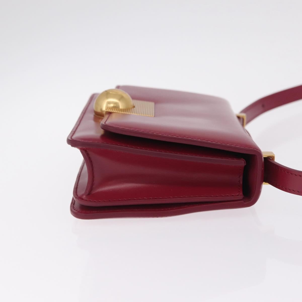 Bottega Veneta BV Classic Spazzolato Leather, Red, Leather, Handbag