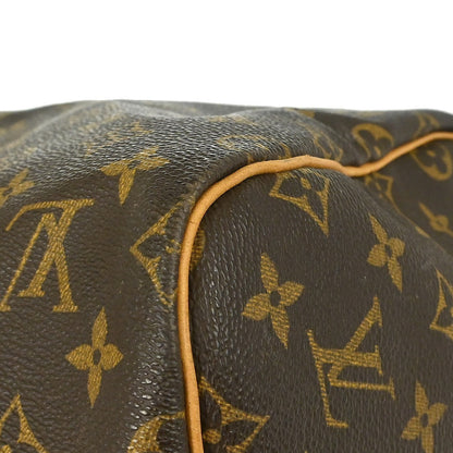 Louis Vuitton Keepall Monogram, Brown, Canvas, Travel Bag