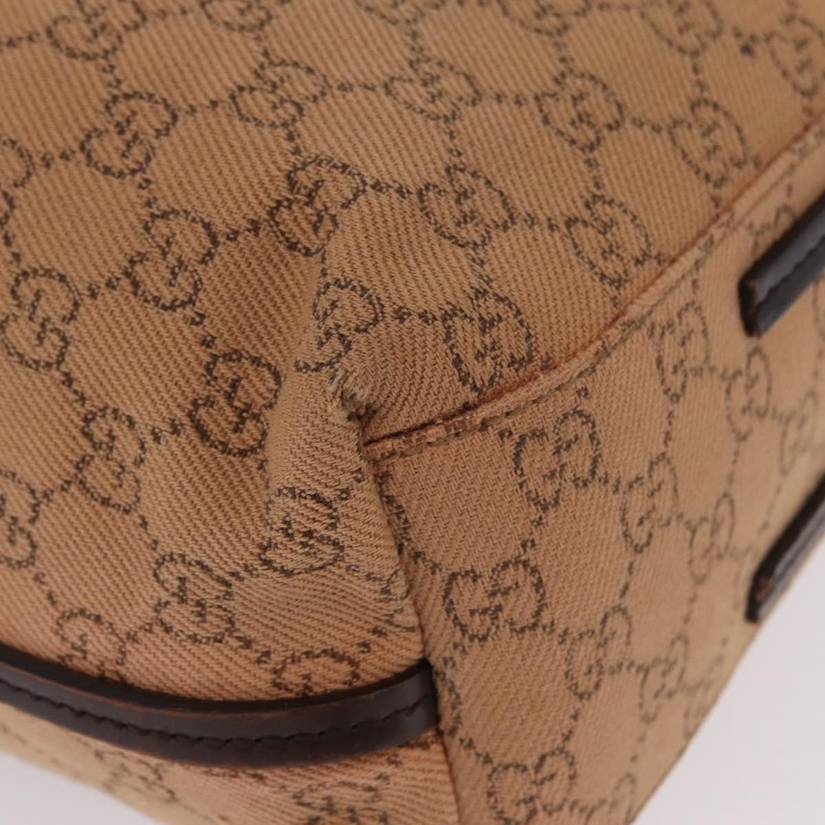 Gucci Vertical Tote GG Canvas, Orange, Canvas, Tote Bag