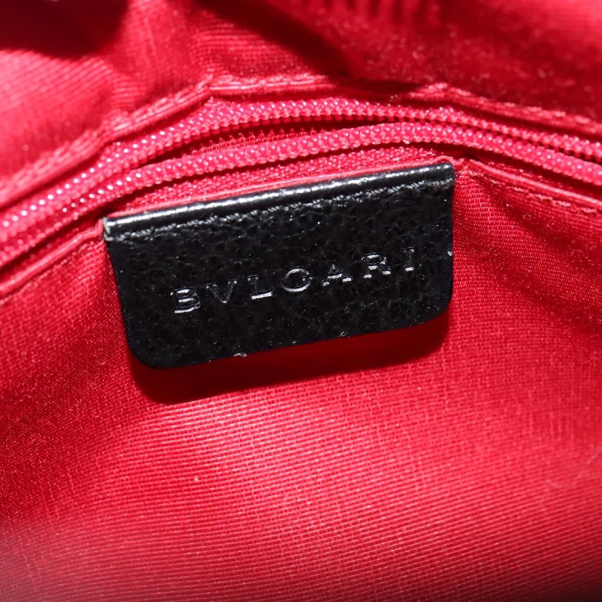 Bvlgari Logomania Canvas, Black, Canvas, Shoulder Bag