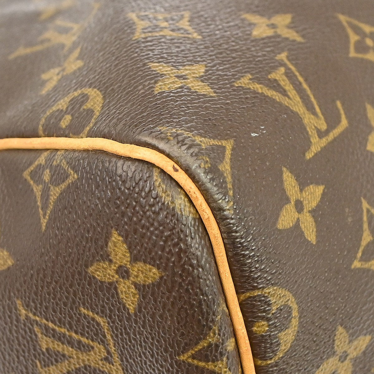 Louis Vuitton Keepall Monogram Canvas, Brown, Canvas, Travel Bag