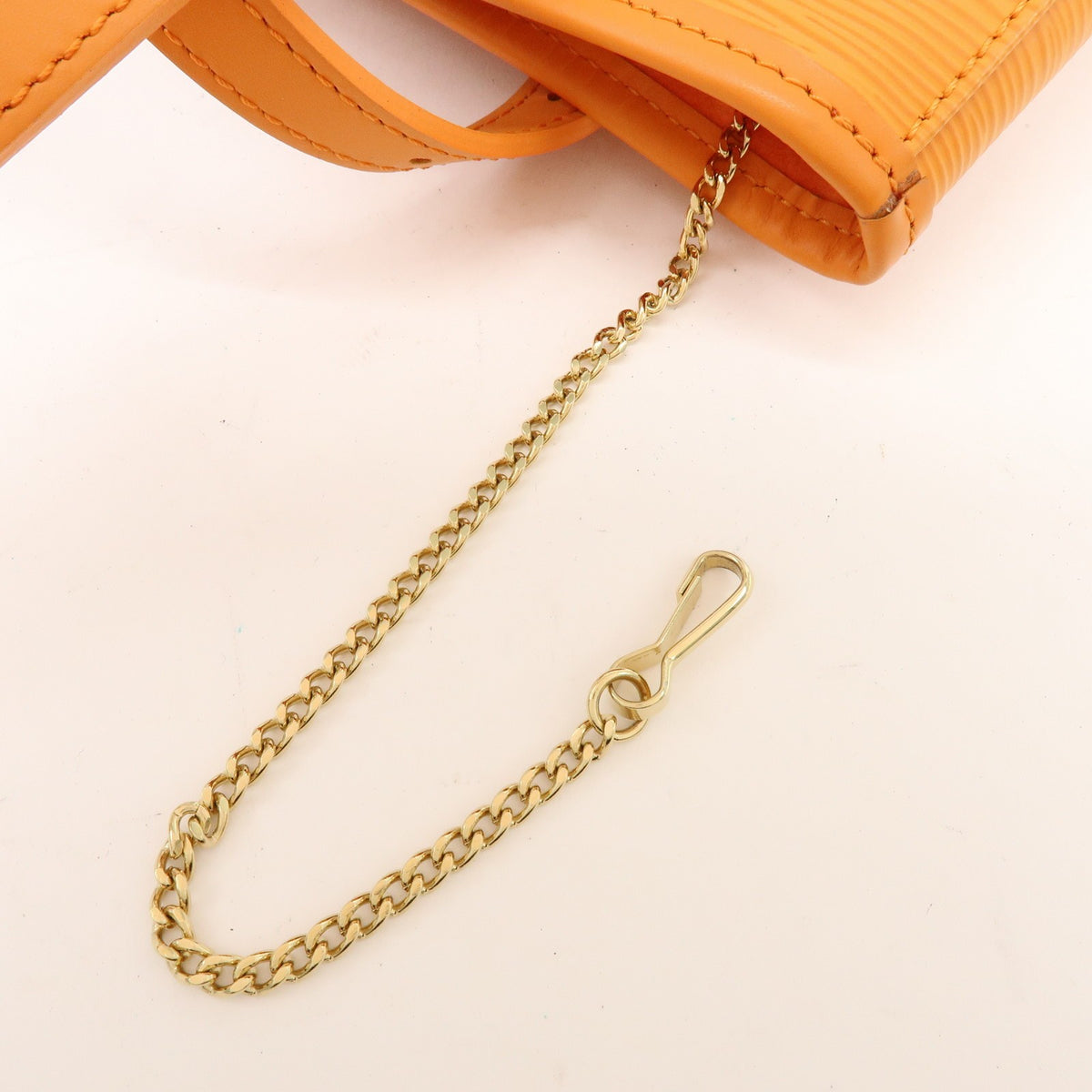 Louis Vuitton Petit Bucket Epi Leather, Orange, Leather, Handbag