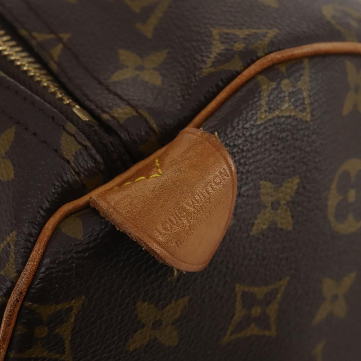 Louis Vuitton Keepall Monogram, Brown, Canvas, Travel Bag