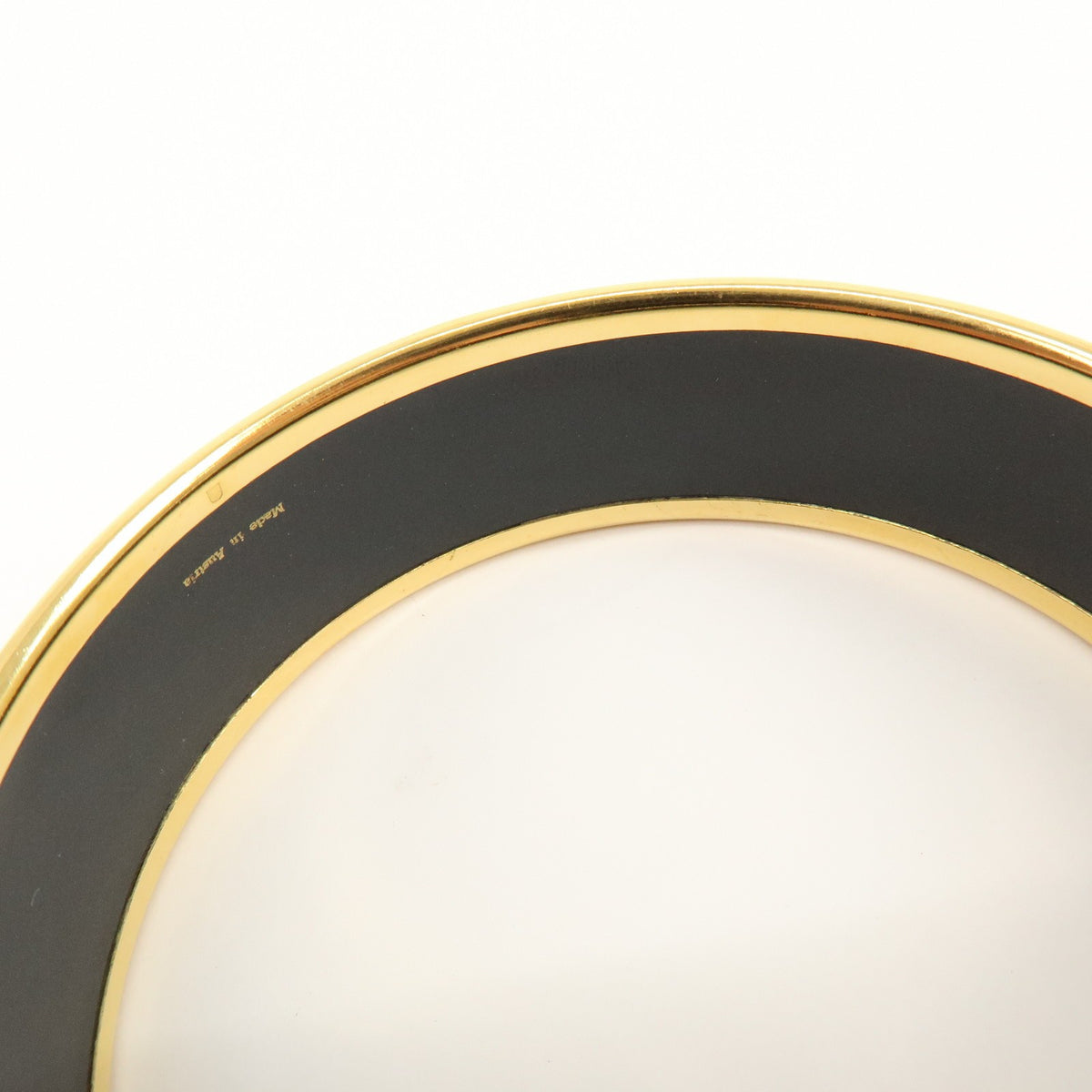 Hermes Bangle Printed Enamel, Multicolour, Gold Plated, Bracelet