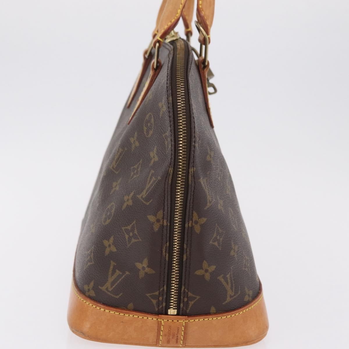 Louis Vuitton Alma Monogram Canvas, Brown, Canvas, Handbag