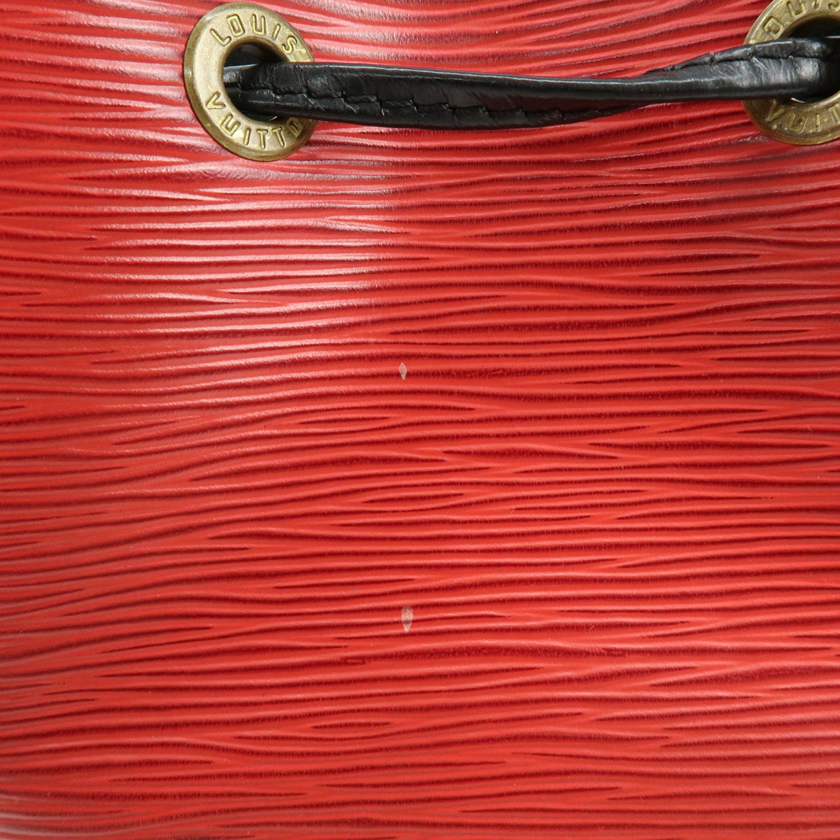 Louis Vuitton Bicolor Petit Noe Epi Leather, Red, Leather, Handbag