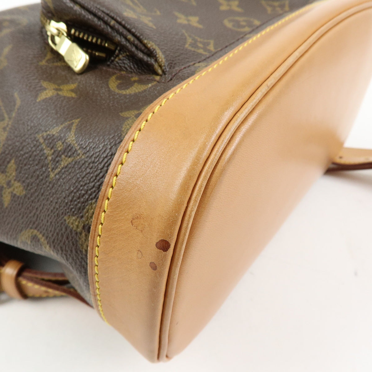 Louis Vuitton Vintage Montsouris Monogram Canvas, Brown, Canvas, Backpack
