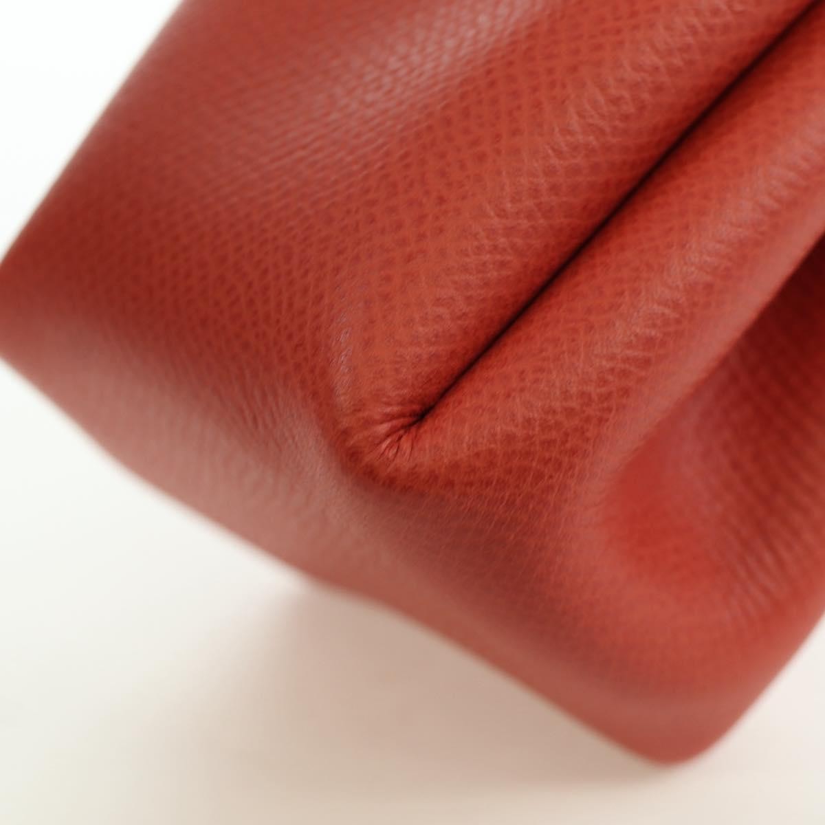 Hermes Vespa Leather, Red, Leather, Clutch