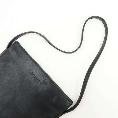Loewe Shoulder bag Leather, Black, Leather, Shoulder Bag