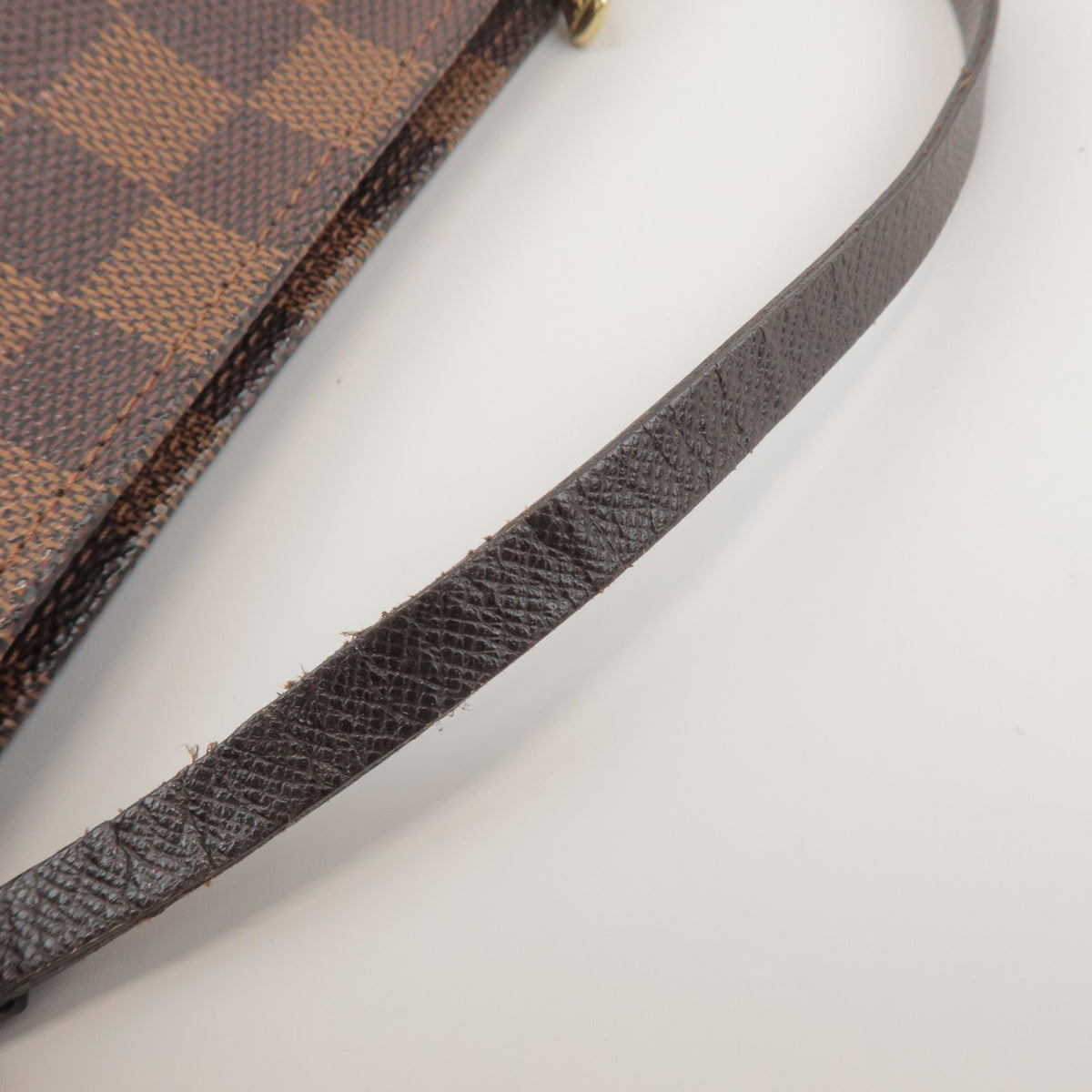 Louis Vuitton Trousse Make Up Damier, Brown, Canvas, Clutch