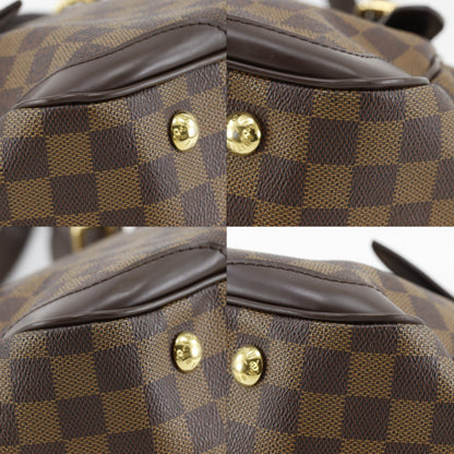 Louis Vuitton Verona Damier Ebene, Brown, Canvas, Tote Bag