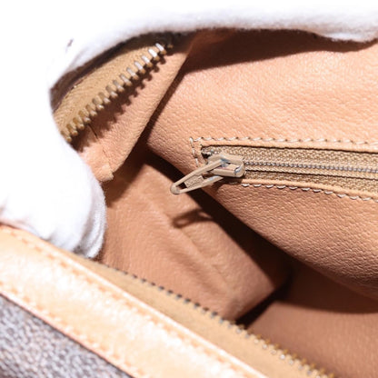 Celine boston Macadam Canvas, Brown, Canvas, Travel Bag