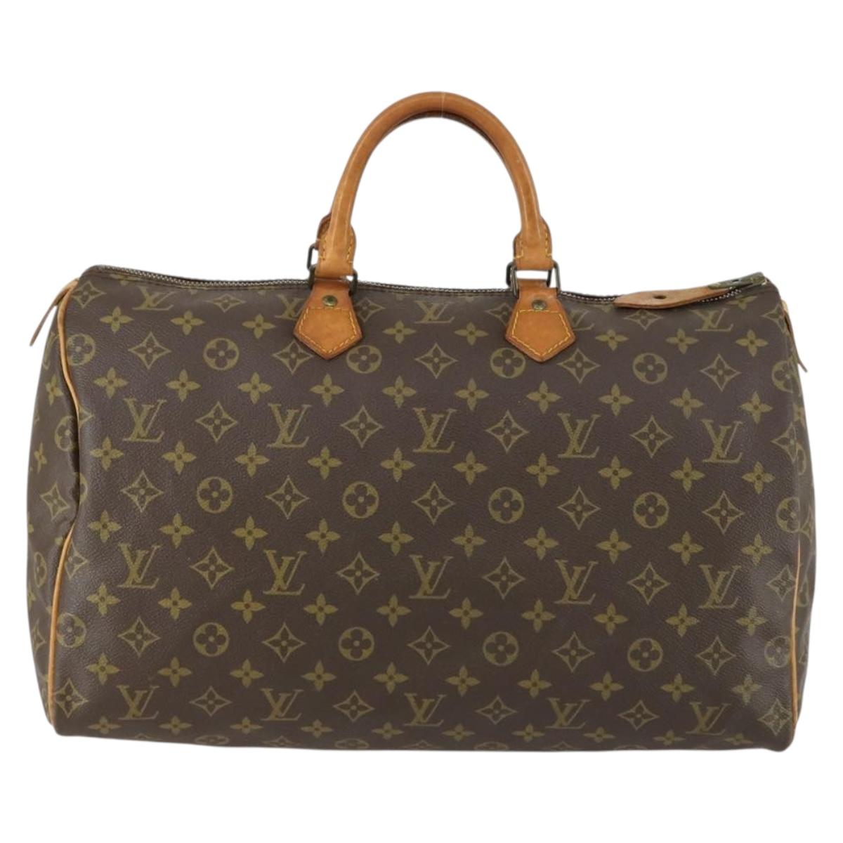 Louis Vuitton Speedy Bandouliere Bag Monogram Canvas, BROWN, CANVAS, Handbag