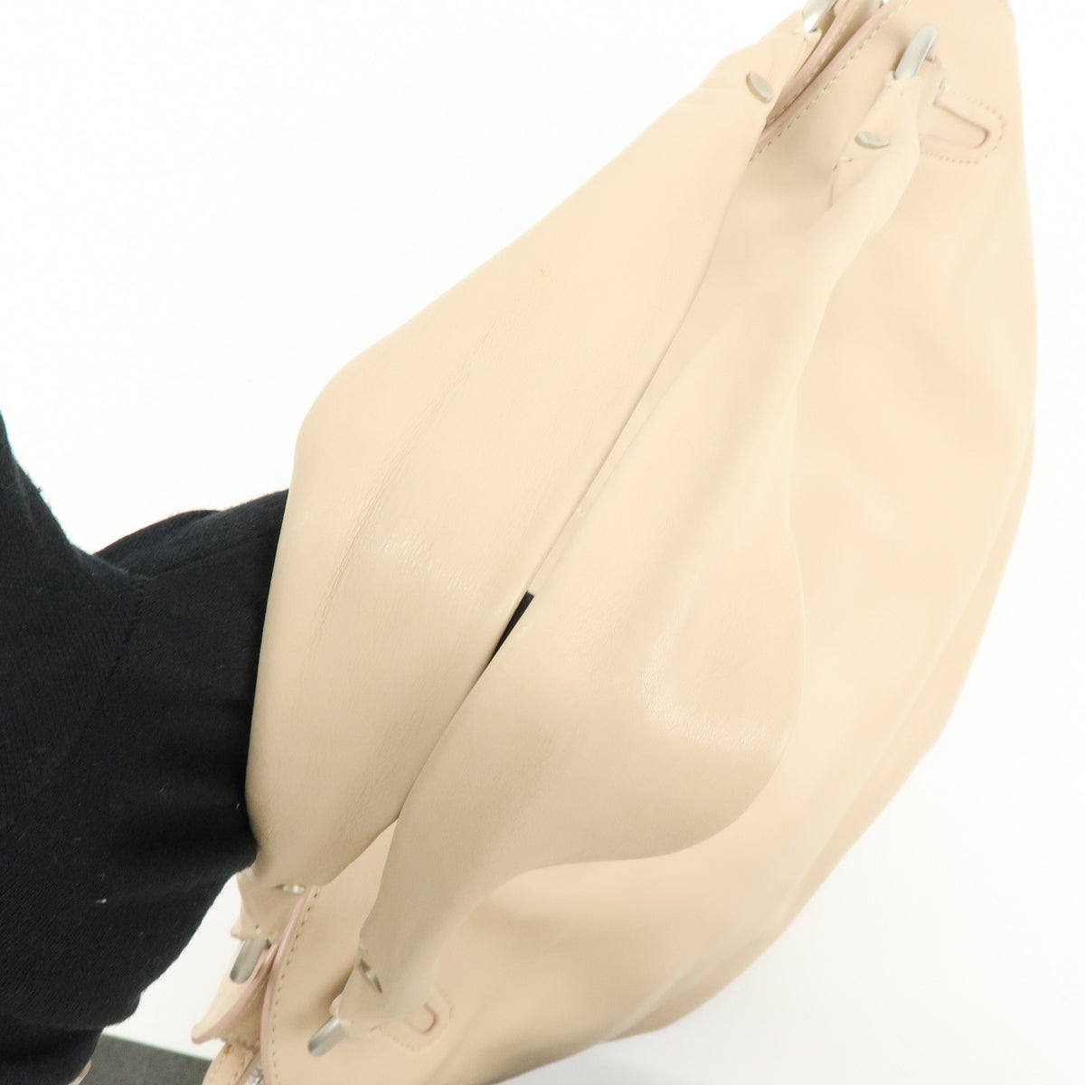 Celine Bittersweet Leather, Beige, Leather, Handbag