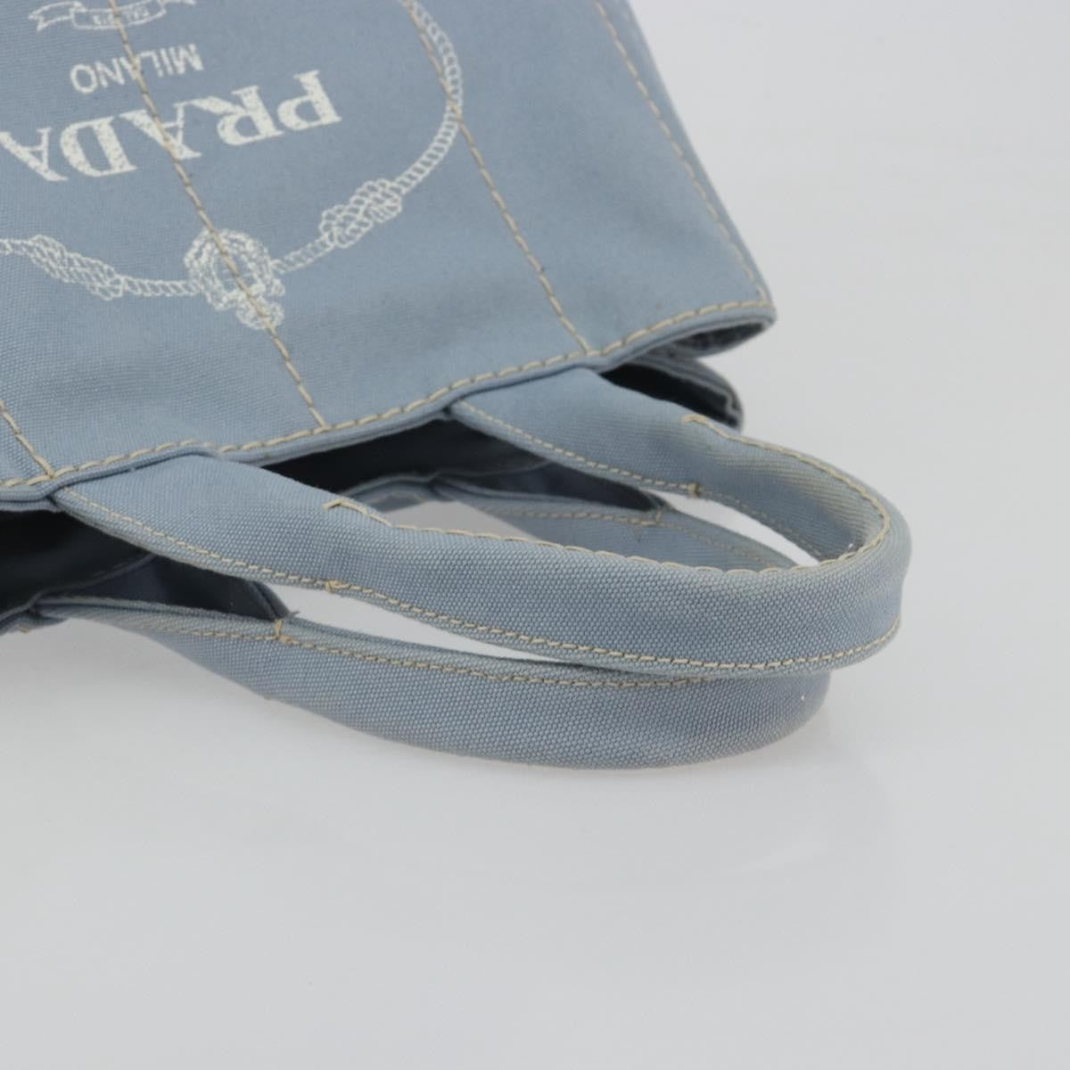 Prada Canapa Canvas, Blue, Canvas, Tote Bag