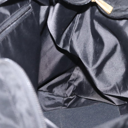 Celine Circle logo Nylon, Black, Nylon, Tote Bag