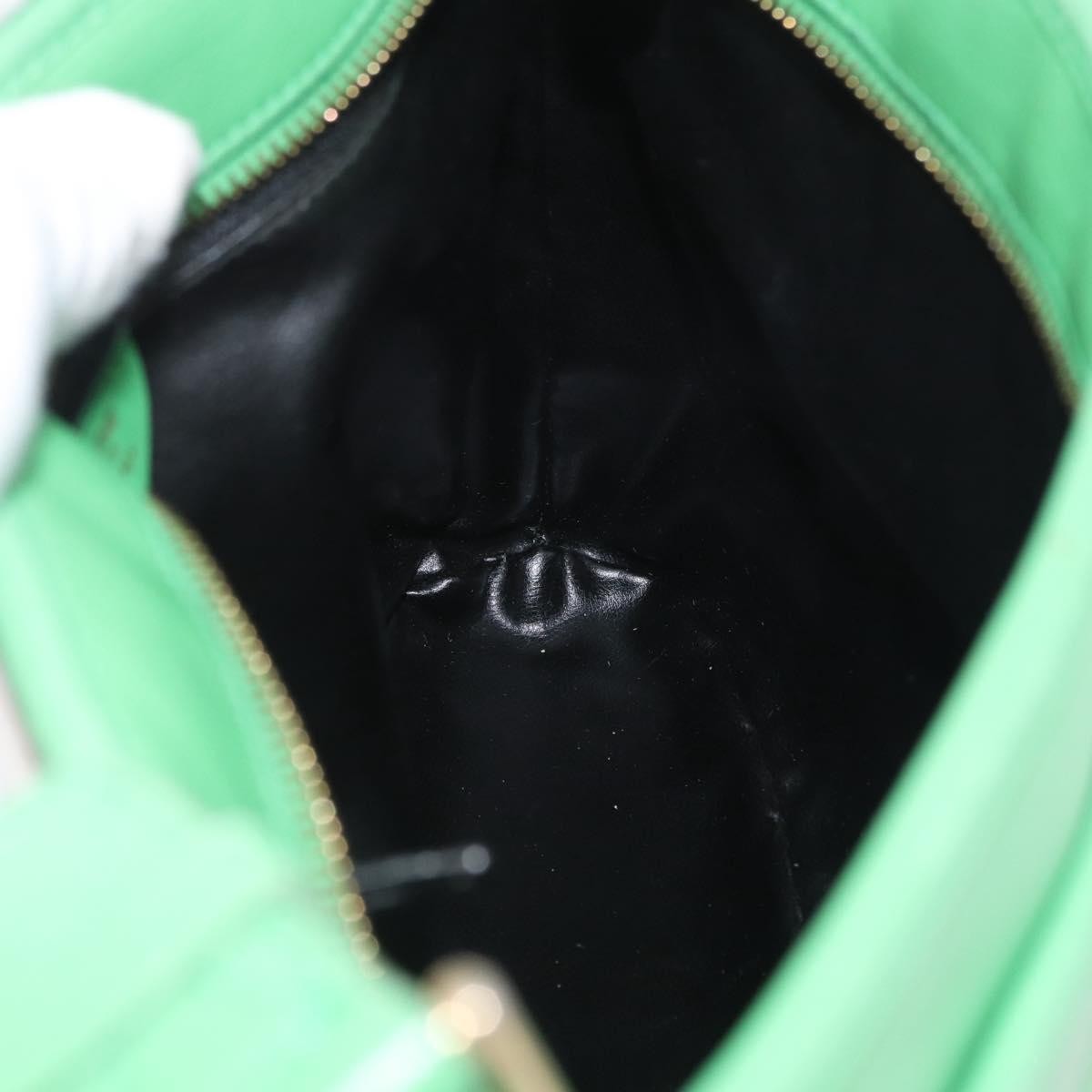 Celine Vintage Leather, Green, Leather, Shoulder Bag