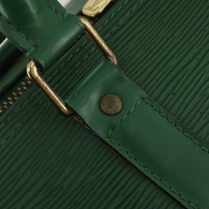 Louis Vuitton Keepall Bag Epi Leather, Green, Leather, Travel Bag