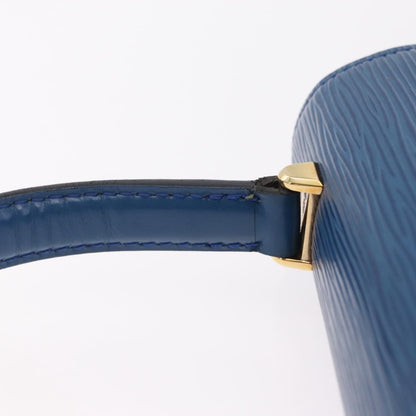 Louis Vuitton Malesherbes Epi Leather, Blue, Leather, Handbag