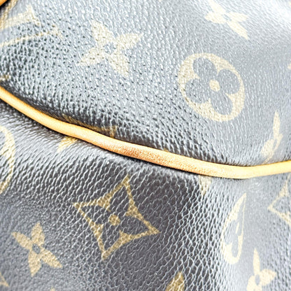 Louis Vuitton Galliera Monogram Canvas, Brown, Canvas, Handbag