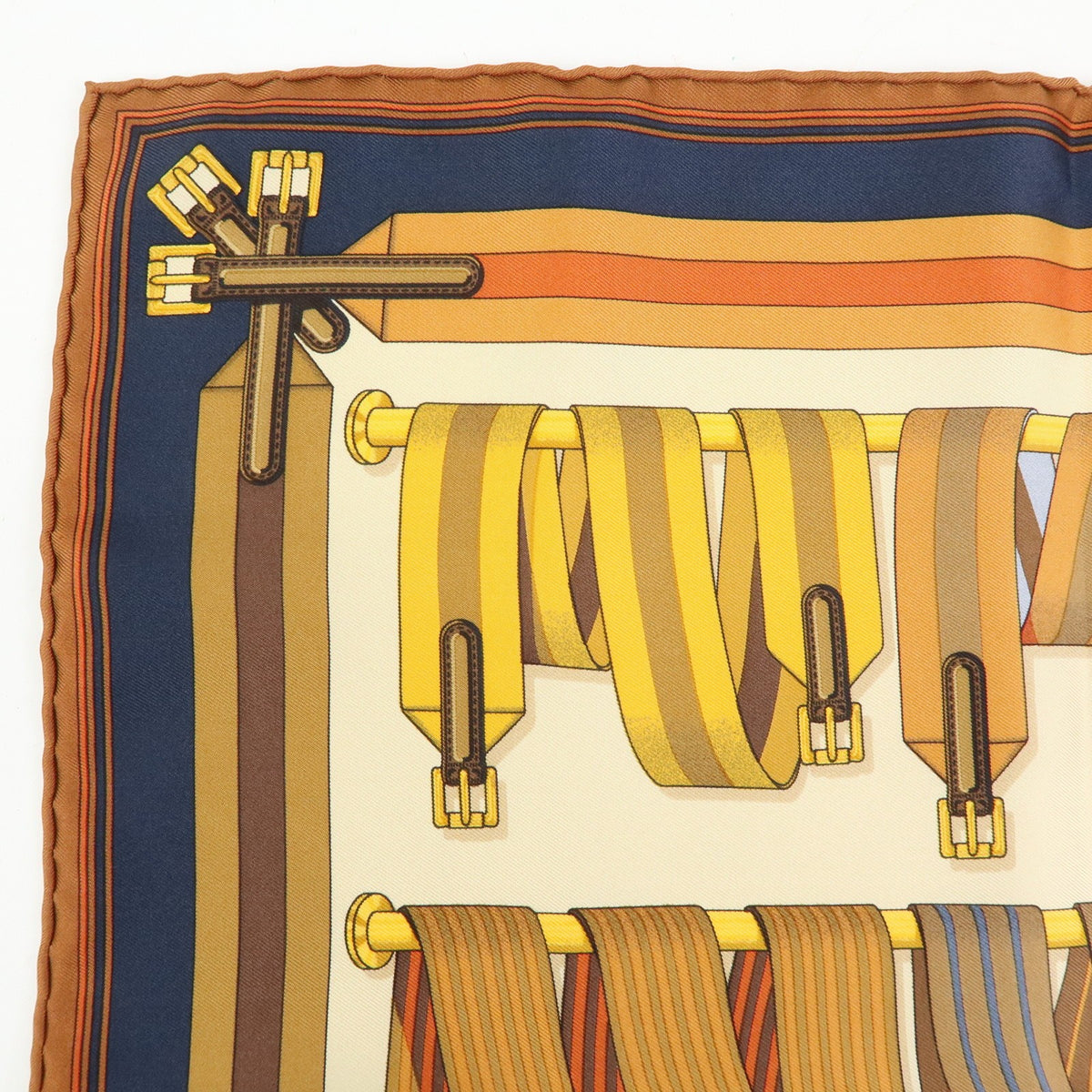 Hermes Carré 42 Silk, Multicolour, Silk, Scarf