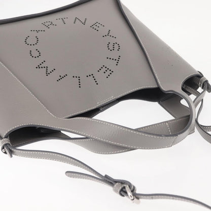 Stella McCartney Alter Tote Leather, Gray, Leather, Tote Bag
