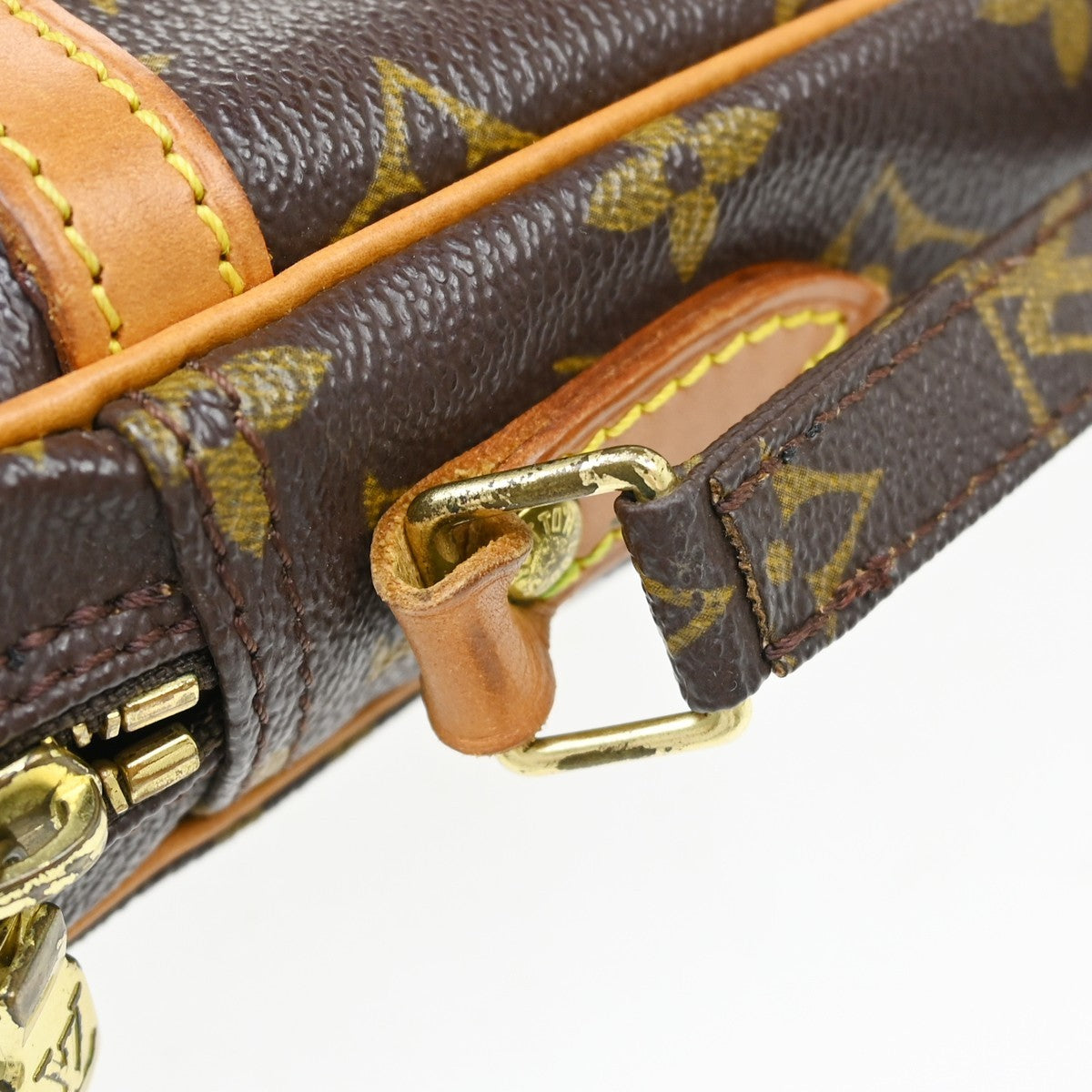 Louis Vuitton Danube Monogram, Brown, Canvas, Shoulder Bag