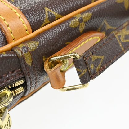 Louis Vuitton Danube Monogram, Brown, Canvas, Shoulder Bag