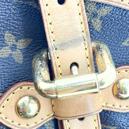 Louis Vuitton Palermo Monogram Canvas, Brown, Canvas, Handbag