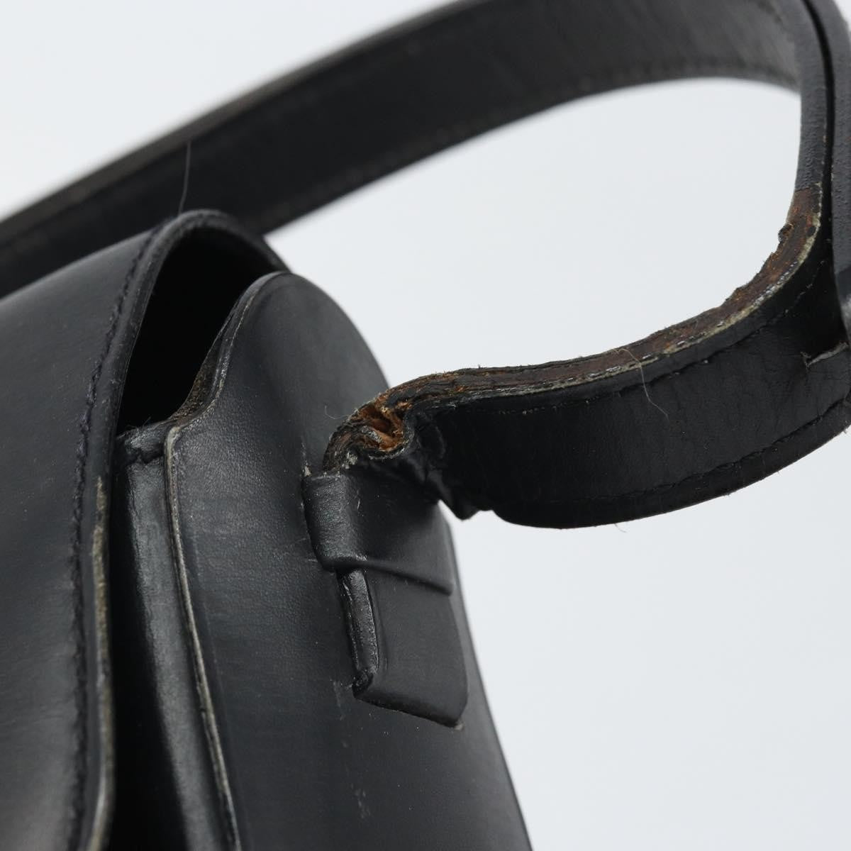 Christian Dior Shoulder Leather, Black, Leather, Shoulder Bag