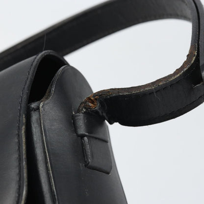 Christian Dior Shoulder Leather, Black, Leather, Shoulder Bag