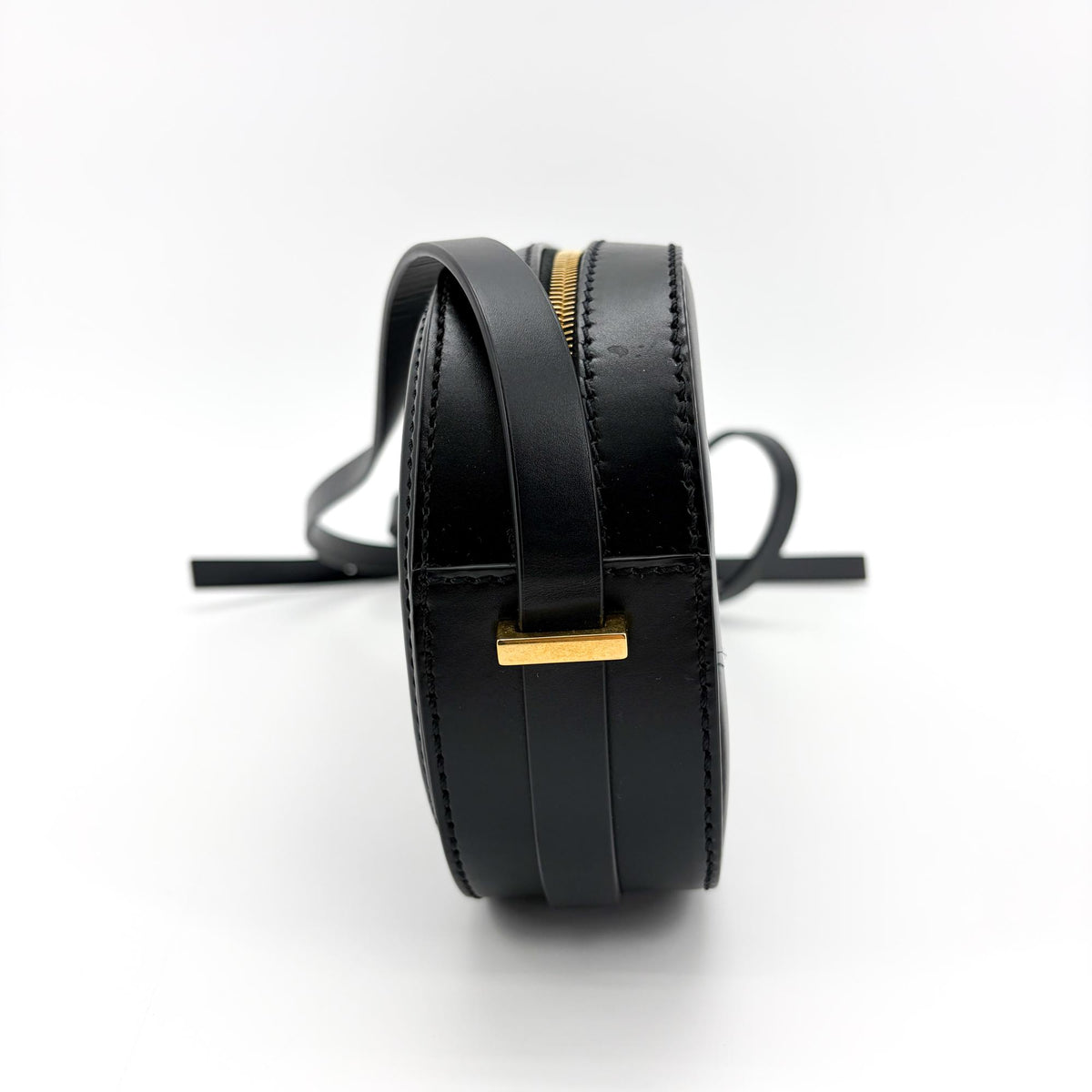 Valentino Garavani VLogo Walk Leather, Black, Leather, Crossbody Bag