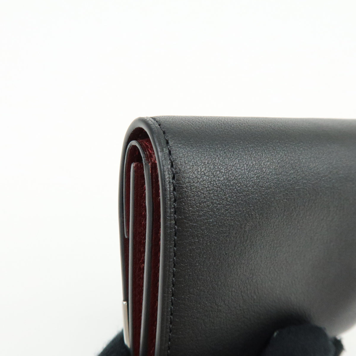 Cartier Coin Purse Must de Cartier Leather, Black, Leather, Wallet