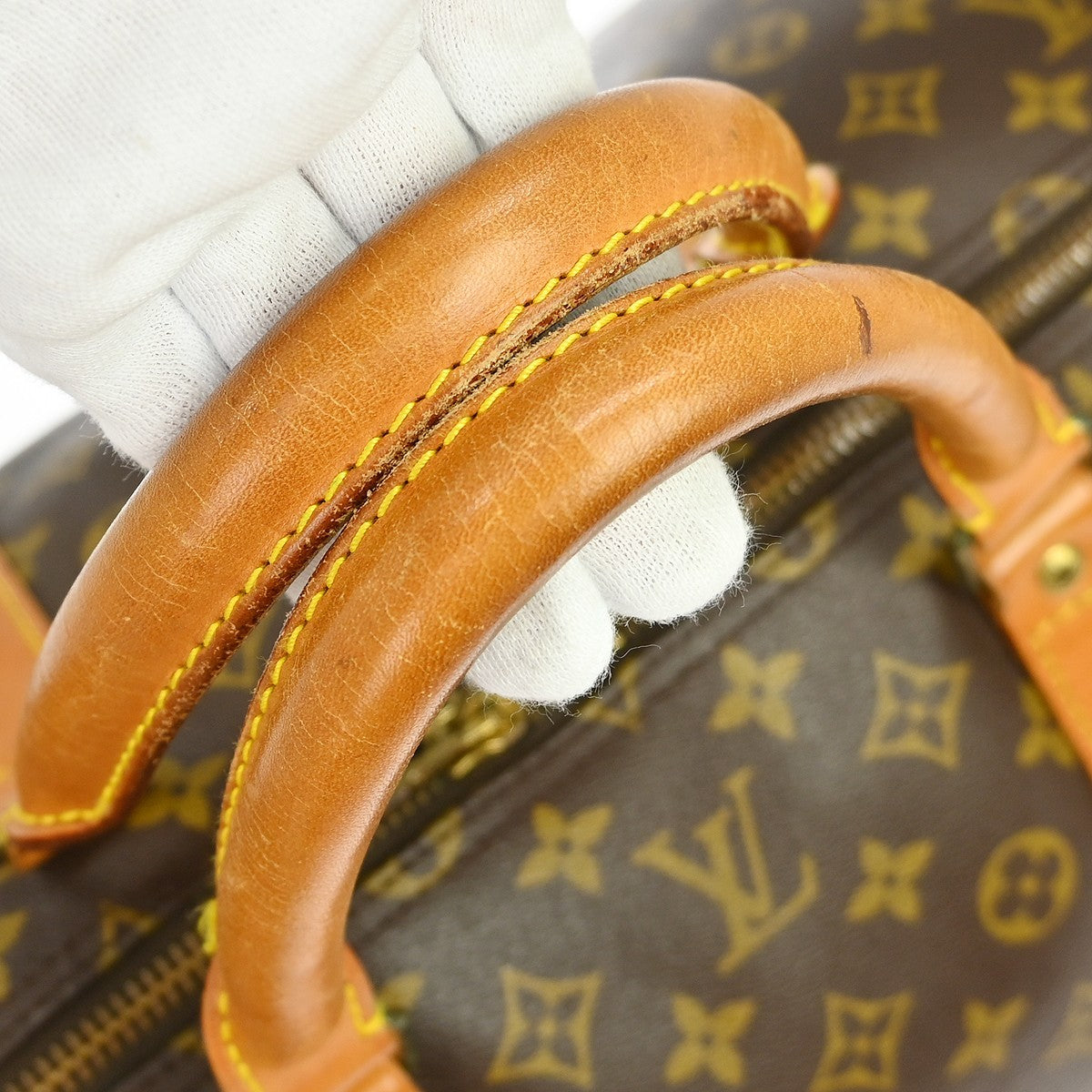 Louis Vuitton Keepall Bandouliere Monogram Canvas, Brown, Canvas, Travel Bag