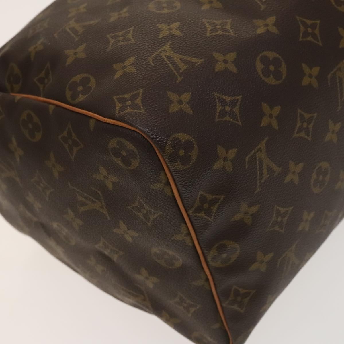 Louis Vuitton Speedy Handbag Monogram Canvas, BROWN, CANVAS, Handbag