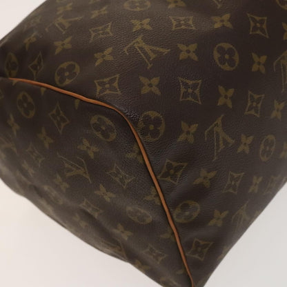 Louis Vuitton Speedy Handbag Monogram Canvas, BROWN, CANVAS, Handbag