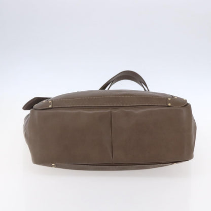 Chloe Eden Leather, Brown, Leather, Tote Bag