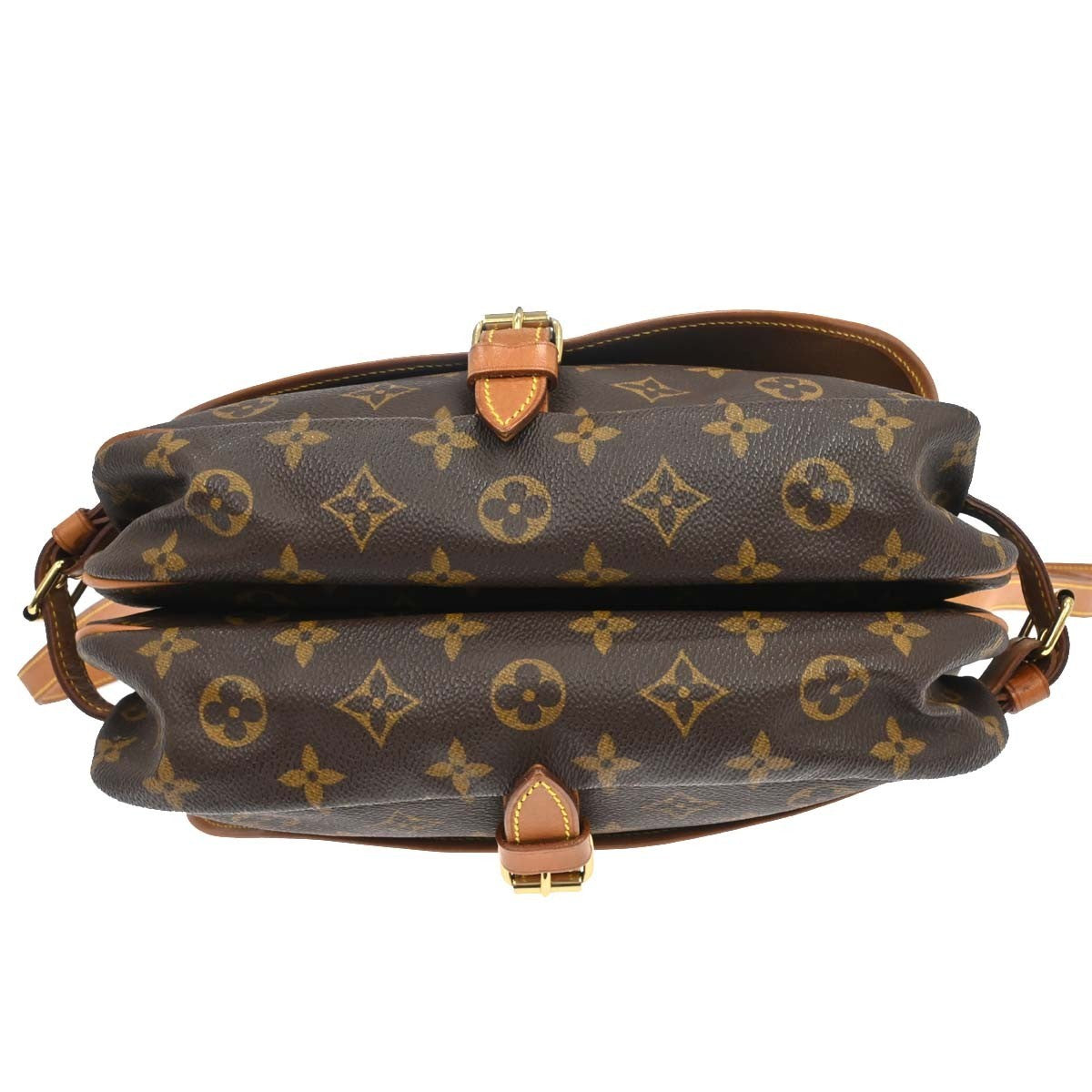 Louis Vuitton Saumur Monogram Canvas, Brown, Canvas, Shoulder Bag