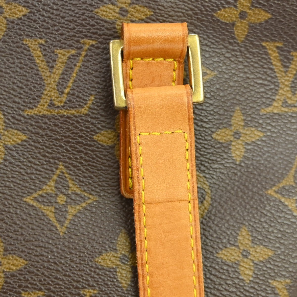 Louis Vuitton Cabas Mezzo Monogram Canvas, Brown, Canvas, Tote Bag
