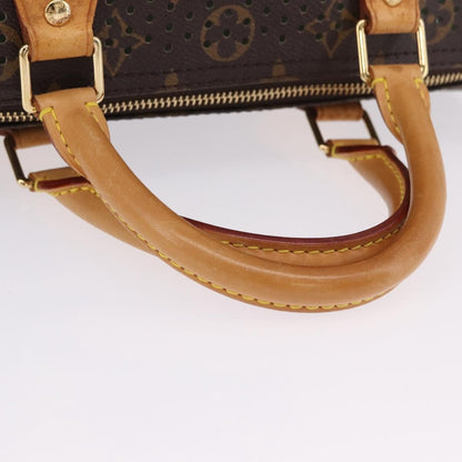 Louis Vuitton Speedy Perforated Monogram Canvas, Brown, Canvas, Handbag
