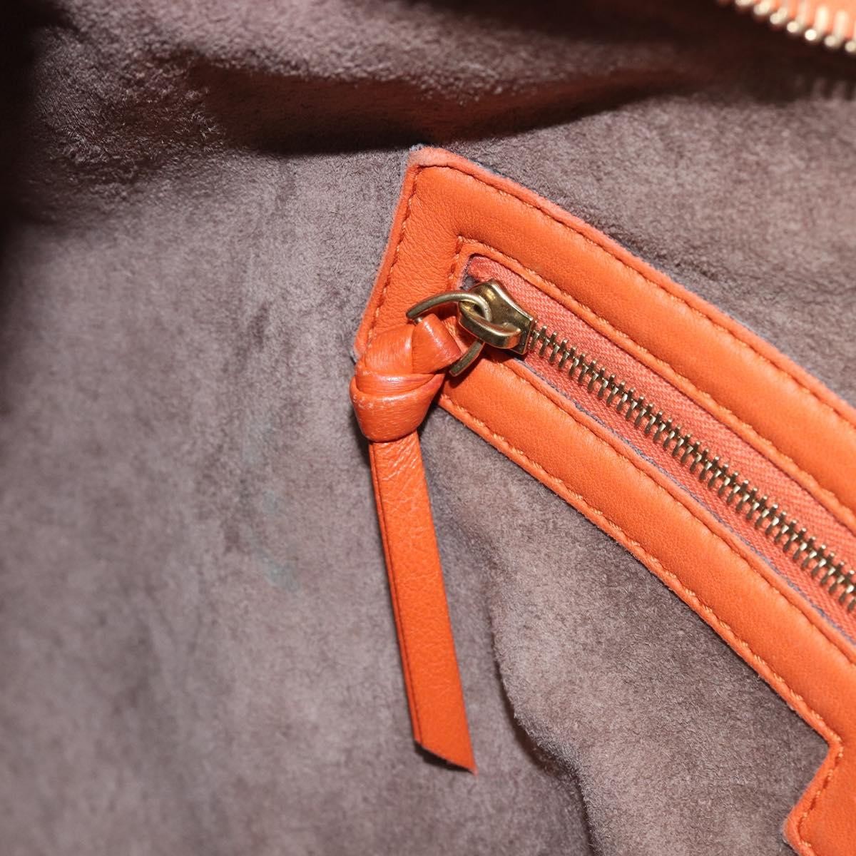 Bottega Veneta Veneta Hobo Intrecciato Nappa, Orange, Leather, Shoulder Bag