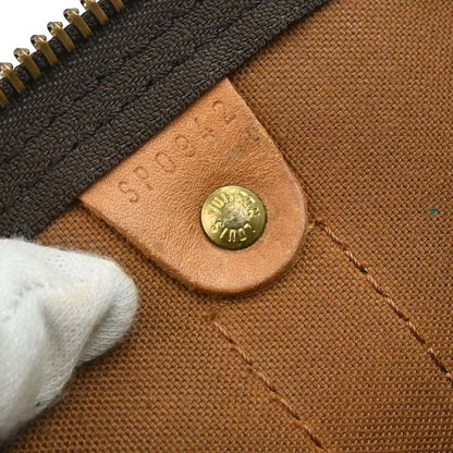 Louis Vuitton Keepall Monogram Canvas, Brown, Canvas, Travel Bag