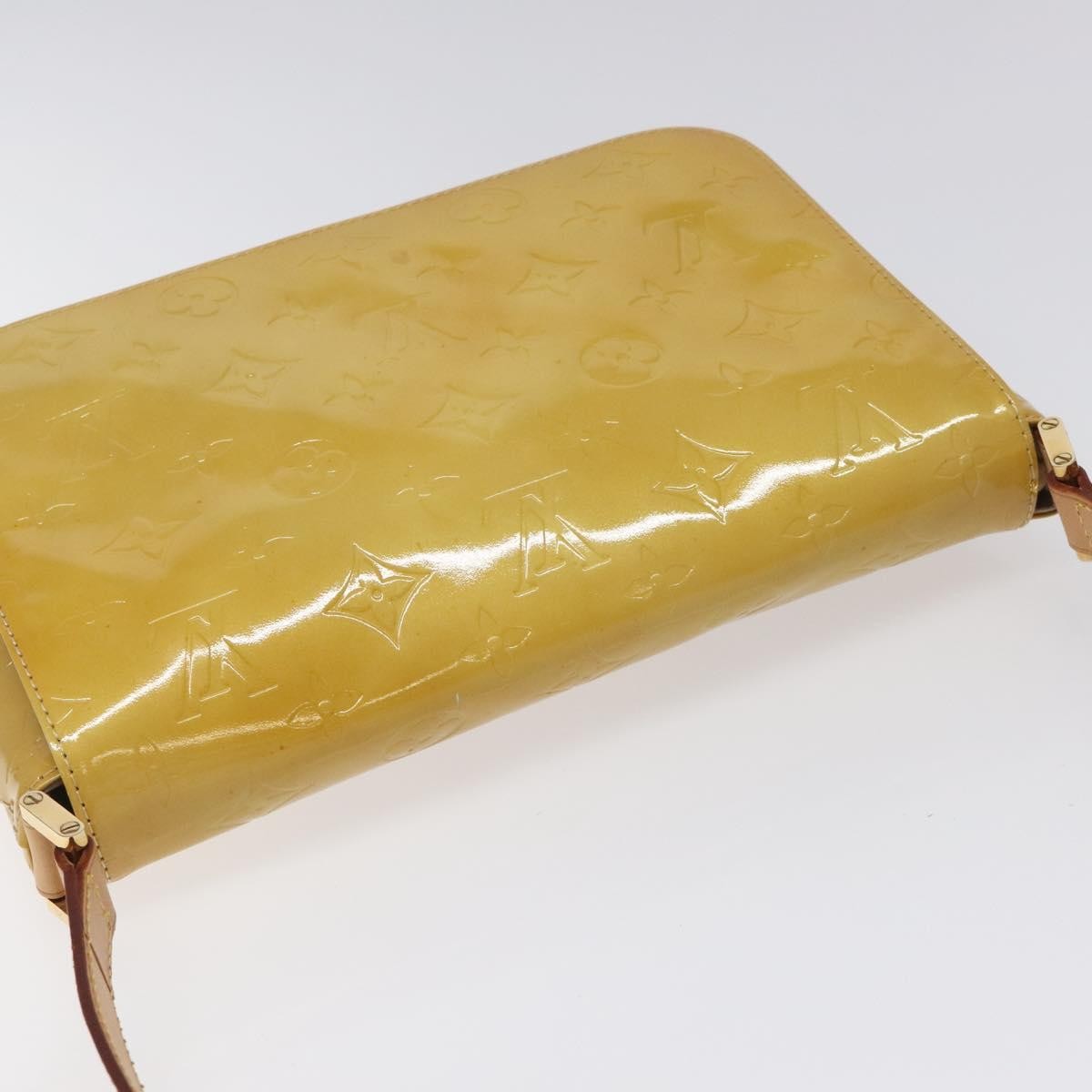 Louis Vuitton Thompson Street Monogram Vernis, Beige, Patent Leather, Shoulder Bag