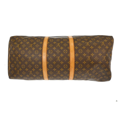 Louis Vuitton Keepall Monogram Canvas, Brown, Canvas, Travel Bag