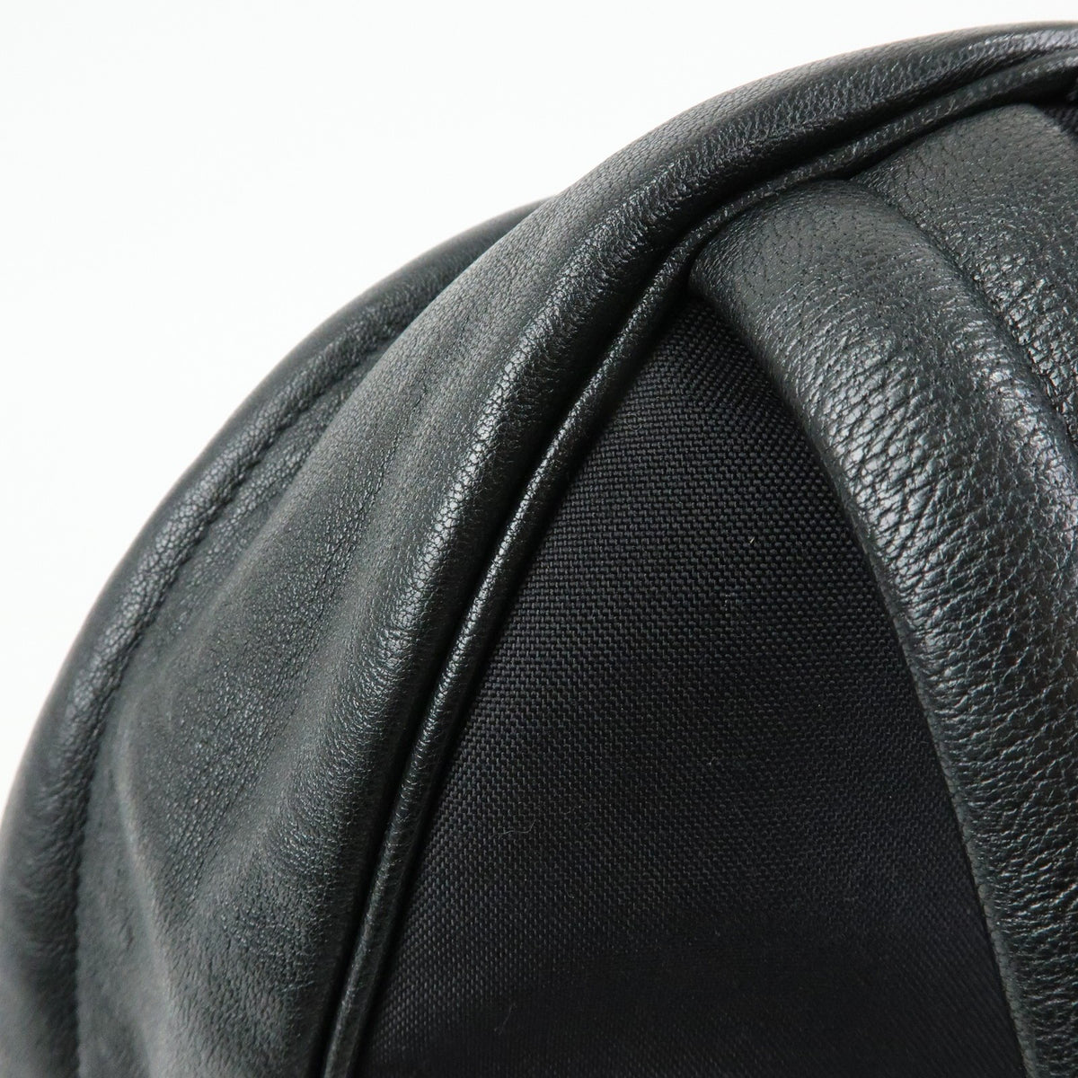 Saint Laurent City Patchwork Leather, Black, Leather, Backpack