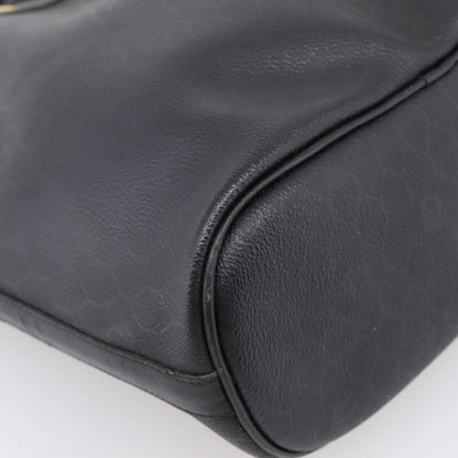 Christian Dior Vintage Honeycomb Canvas, Black, Canvas, Shoulder Bag
